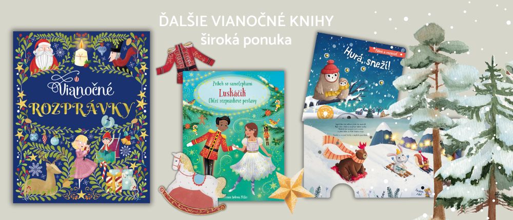 vianocne-knizky, vianoce, advent, knihy na Vianoce, detske knihy pod stromček